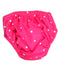 A Pink Swim Diapers from Charlie Banana in size M for girl. (Back View)