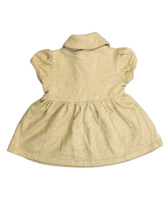 A Beige Short Sleeve Dresses from Ralph Lauren in size 6-12M for girl. (Back View)