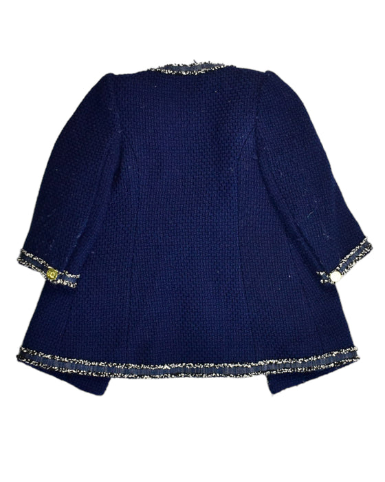 A Navy Coats from Nicholas & Bears in size 6-12M for girl. (Back View)