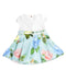A White Short Sleeve Dresses from Baker by Ted Baker in size 12-18M for girl. (Back View)