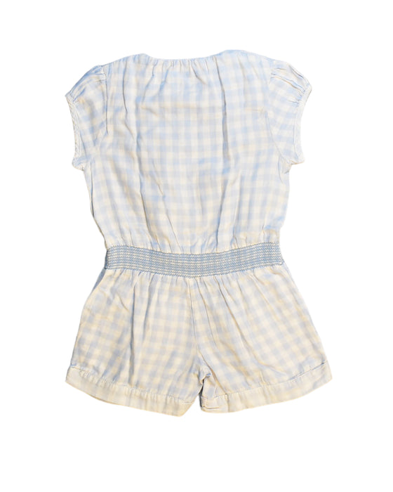 A Blue Rompers from Chateau de Sable in size 4T for girl. (Back View)