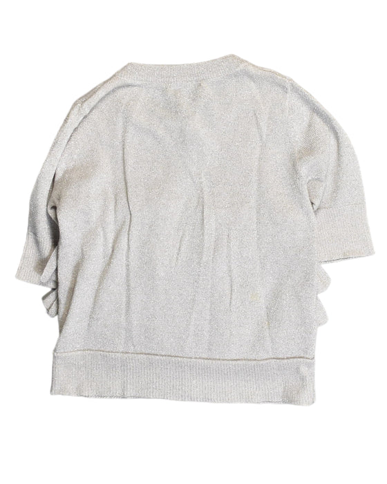 A Grey Long Sleeve Tops from Seed in size 3T for girl. (Back View)