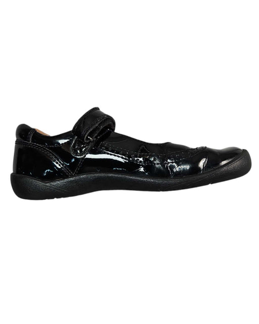 A Black School Shoes from  Brighton College in size 7Y for girl. (Front View)