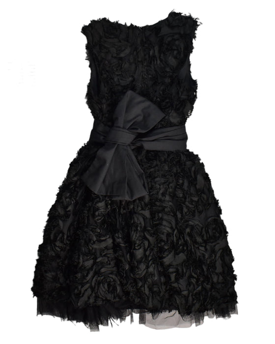 A Black Sleeveless Dresses from Baker by Ted Baker in size 7Y for girl. (Back View)