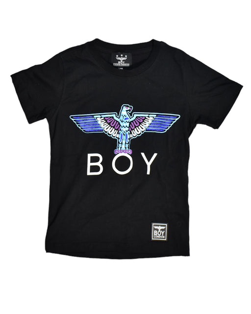 A Black T Shirts from Boy London in size 9Y for boy. (Front View)