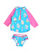 A Blue Swim Sets from Hatley in size 2T for girl. (Front View)