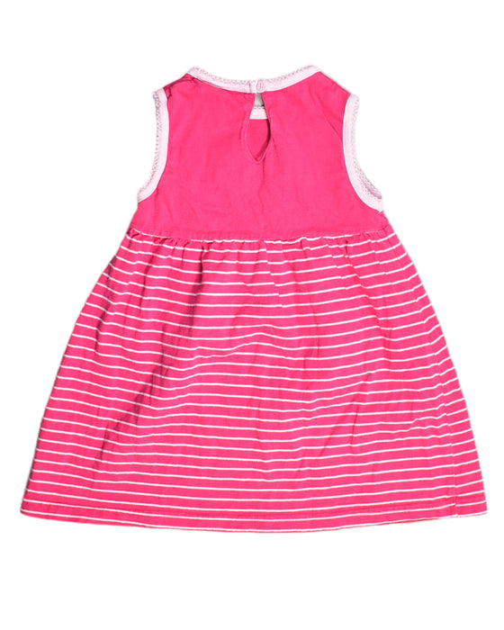 A Pink Sleeveless Dresses from Jojo Maman Bébé in size 3T for girl. (Back View)