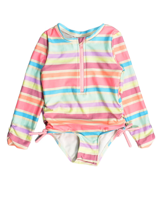 A Multicolour Swimsuits from Cat & Jack in size 4T for girl. (Front View)
