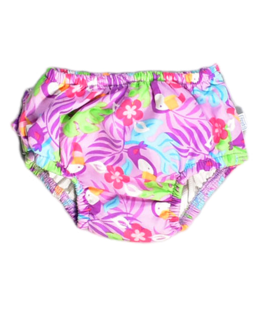 A Purple Swim Diapers from i play in size 12-18M for girl. (Front View)