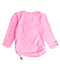 A Pink Rash Guards from Sunuva in size 4T for girl. (Back View)