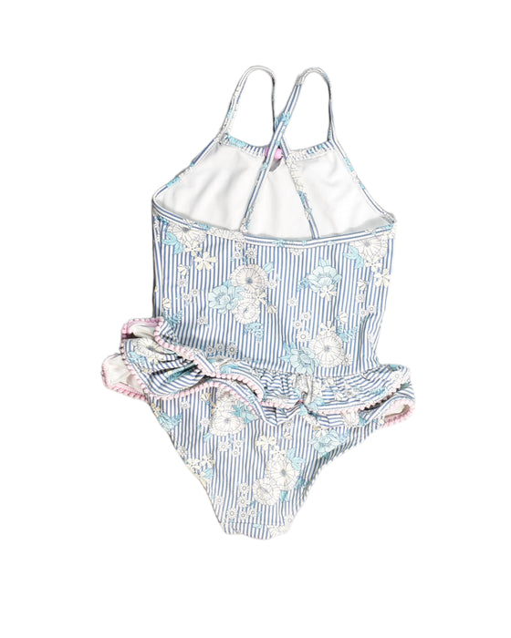 A Blue Swimsuits from Milkshake in size 7Y for girl. (Back View)