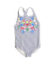 A Blue Swimsuits from Boden in size 3T for girl. (Front View)