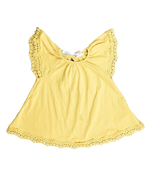 A Yellow Sleeveless Dresses from Shabby Chic in size 18-24M for girl. (Front View)