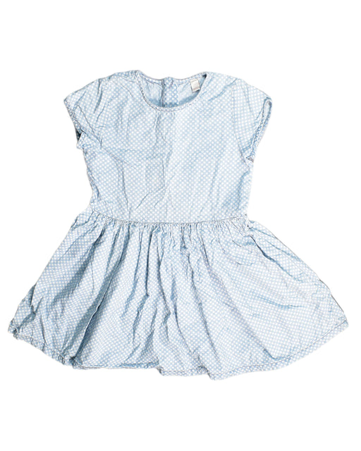 A Blue Sleeveless Dresses from Esprit in size 7Y for girl. (Front View)