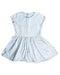 A Blue Sleeveless Dresses from Esprit in size 7Y for girl. (Front View)