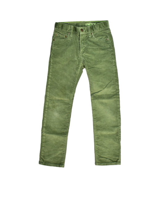 A Green Casual Pants from Crewcuts in size 7Y for girl. (Front View)
