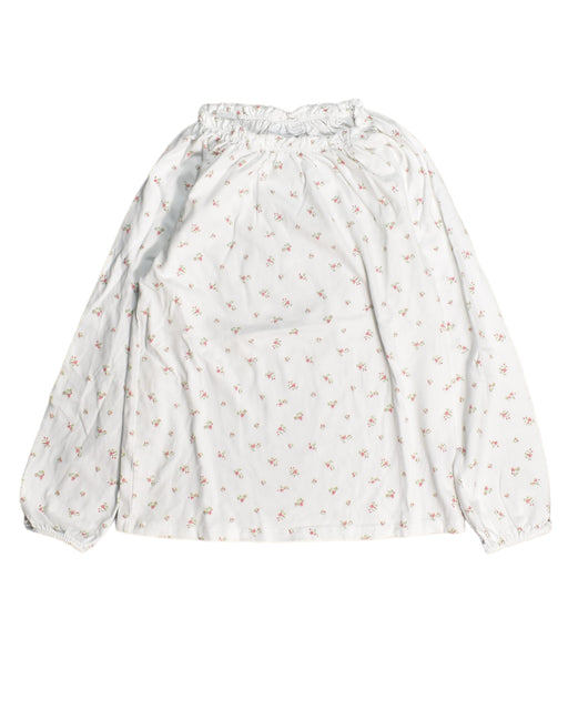 A White Pyjama Sets from The Little White Company in size 10Y for girl. (Front View)