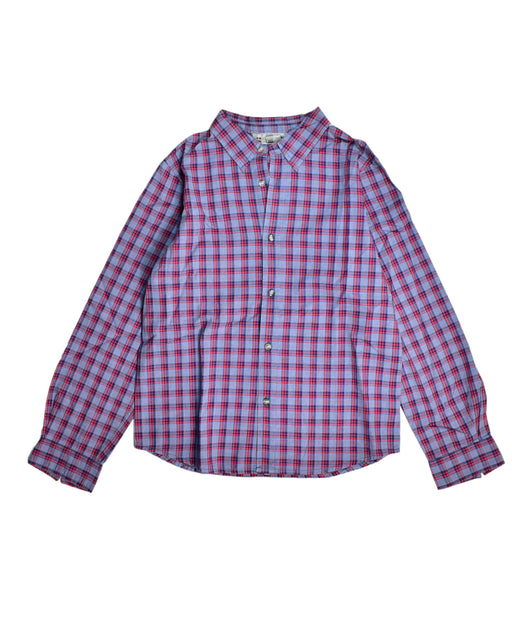 A Purple Shirts from Bonpoint in size 10Y for boy. (Front View)