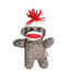 A Brown Soft Toys from Schylling in size O/S for neutral. (Front View)