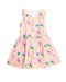 A Pink Sleeveless Dresses from Gingersnaps in size 12Y for girl. (Front View)