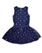 A Navy Sleeveless Dresses from Boden in size 6T for girl. (Back View)