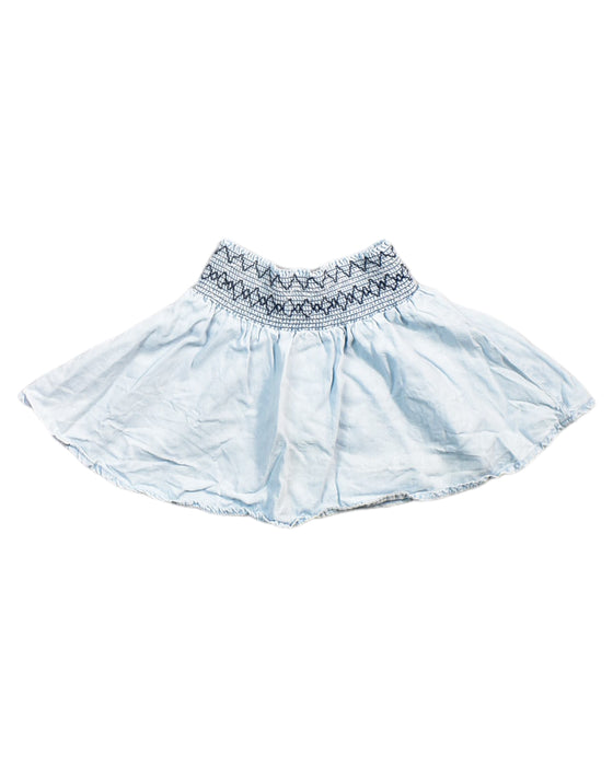 A Blue Short Skirts from Seed in size 4T for girl. (Back View)
