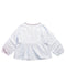 A Blue Long Sleeve Tops from Cyrillus in size 4T for girl. (Back View)