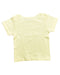 A Yellow Short Sleeve Tops from Bout'Chou in size 3T for girl. (Back View)