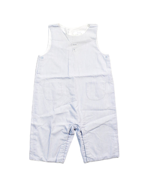 A Grey Rompers from Jacadi in size 3-6M for boy. (Front View)