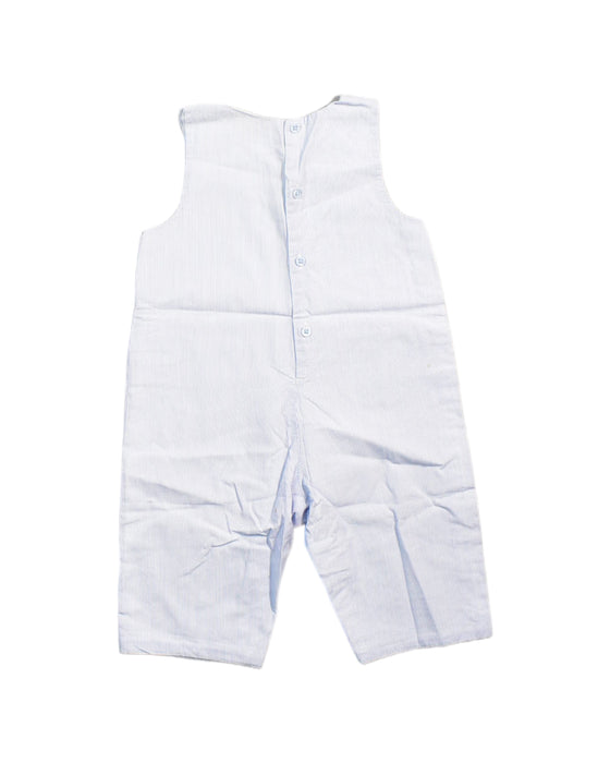 A Grey Rompers from Jacadi in size 3-6M for boy. (Back View)