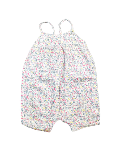 A White Rompers from Arsène et les pipelettes in size 12-18M for girl. (Front View)