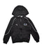 A Black Lightweight Jackets from Puma in size 10Y for boy. (Front View)