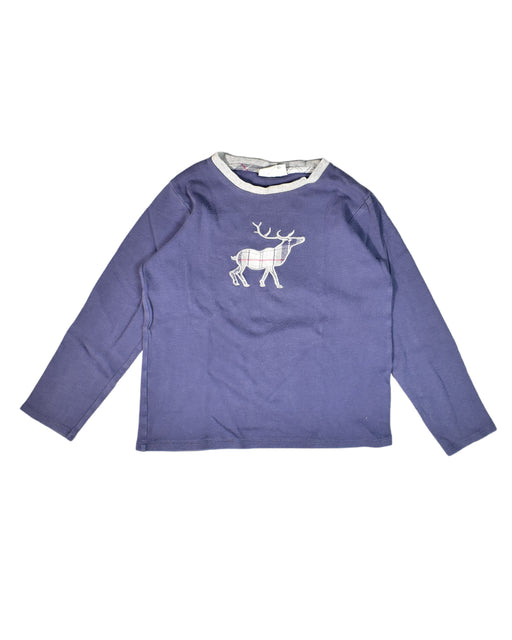 A Purple Long Sleeve Tops from The Little White Company in size 8Y for neutral. (Front View)
