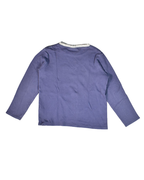A Purple Long Sleeve Tops from The Little White Company in size 8Y for neutral. (Back View)