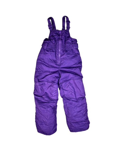 A Purple Long Overalls from Cat & Jack in size 5T for girl. (Front View)