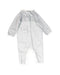 A Grey Rompers from The Little White Company in size 6-12M for boy. (Back View)
