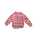 A Pink Puffer/Quilted Jackets from Hanna Andersson in size 7Y for girl. (Front View)