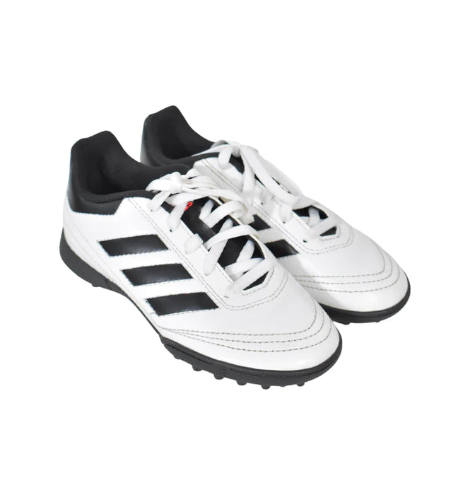 A White Sneakers from Adidas in size 7Y for neutral. (Back View)
