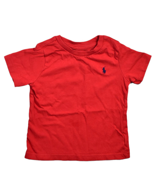 A Red T Shirts from Ralph Lauren in size 12-18M for boy. (Front View)