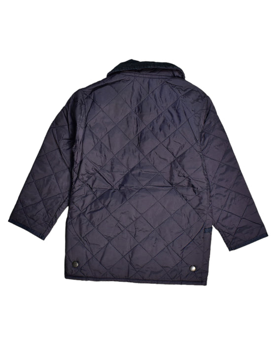 A Black Coats from Barbour in size XXS for girl. (Back View)