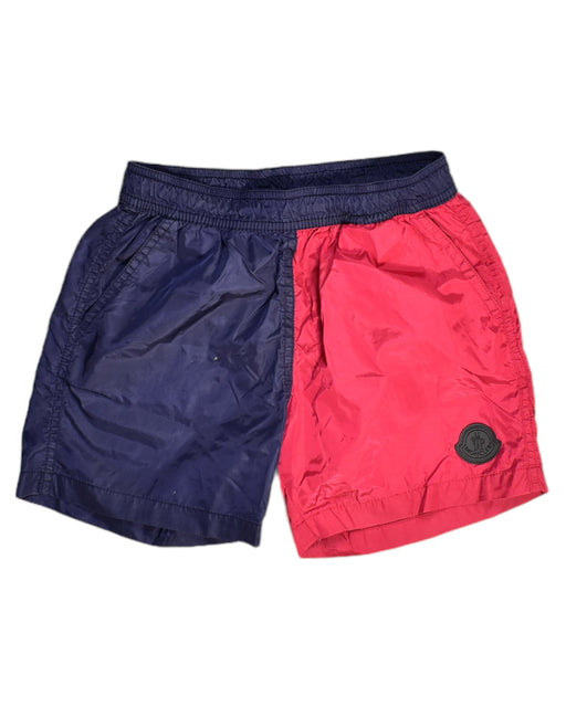 A Red Shorts from Moncler in size 10Y for boy. (Front View)