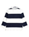 A White Long Sleeve Polos from Petit Bateau in size 4T for boy. (Back View)