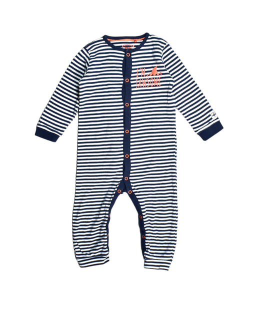 A Blue Onesies from Fat Face in size 18-24M for boy. (Front View)