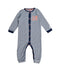 A Blue Onesies from Fat Face in size 18-24M for boy. (Front View)