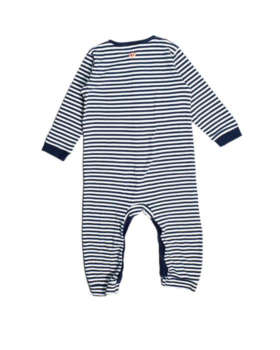 A Blue Onesies from Fat Face in size 18-24M for boy. (Back View)