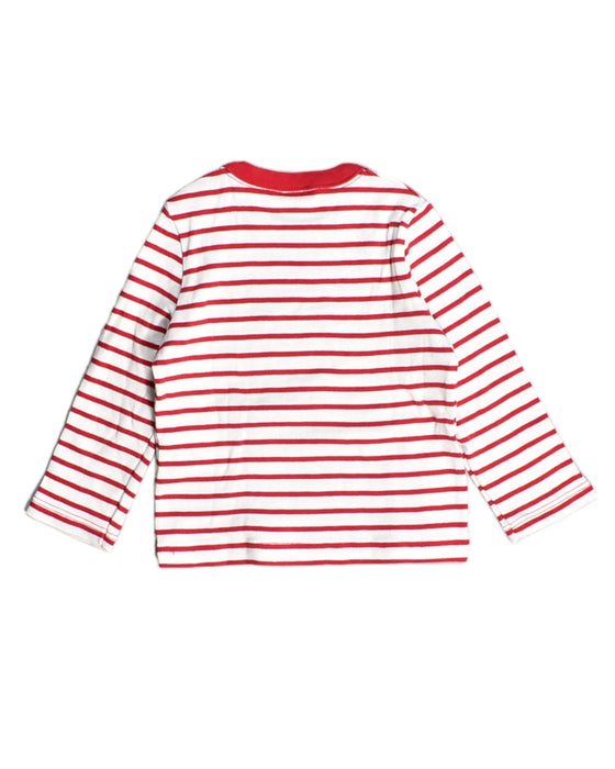 A White Long Sleeve Tops from Petit Bateau in size 6-12M for boy. (Back View)