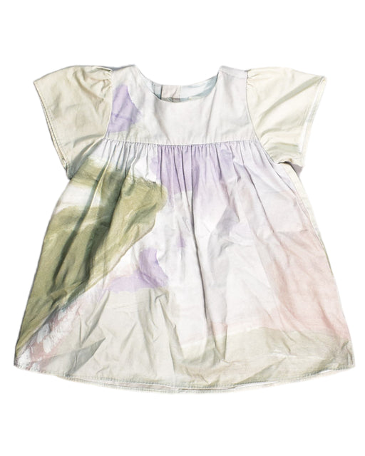 A Multicolour Short Sleeve Dresses from Our Mini Nature in size 12-18M for girl. (Front View)