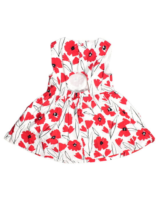 A White Sleeveless Dresses from Bloom in size 2T for girl. (Back View)