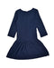 A Blue Long Sleeve Dresses from Monnalisa in size 10Y for girl. (Back View)
