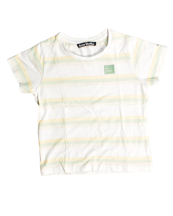 A White T Shirts from Acne Studios in size 4T for boy. (Front View)